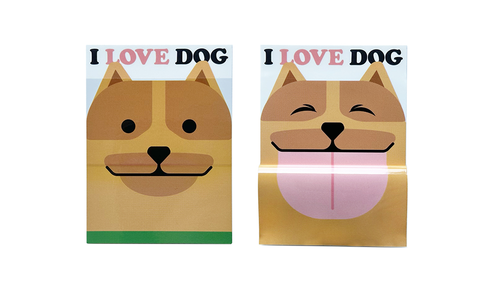 KURAND新商品「I LOVE DOG」のラベル写真