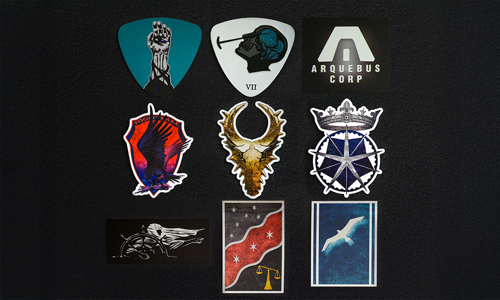 ARMORED CORE VI FIRES OF RUBICON_メタルステッカーパック_製造会社_シール_ステッカー