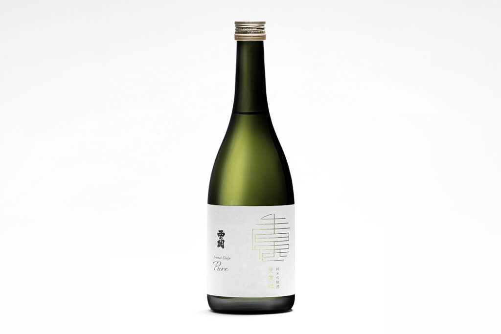 西の関 Junmai Ginjo Pure ラベル