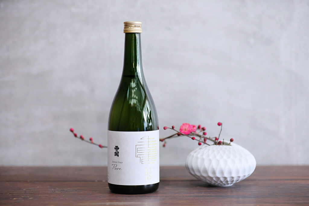 西の関 Junmai Ginjo Pure ラベル